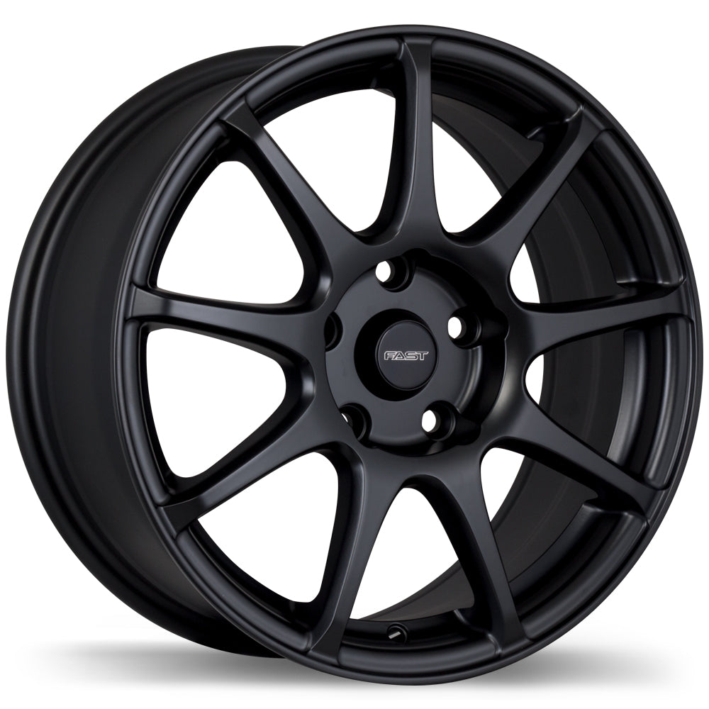 Fast Wheels ORBIT Alloy Wheel (Matte Black) — 15", 16", 17"