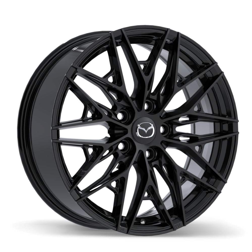 Llanta de aleación Mazda M016 (negro metalizado) — 17", 18", 19", 21"