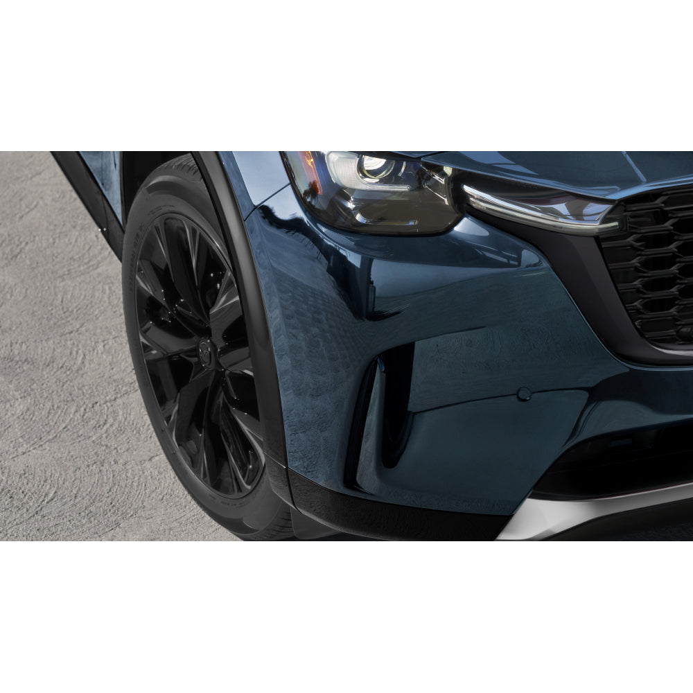 Center Cap — Gloss Black, Black Emblem | Mazda (VH40-37-190)
