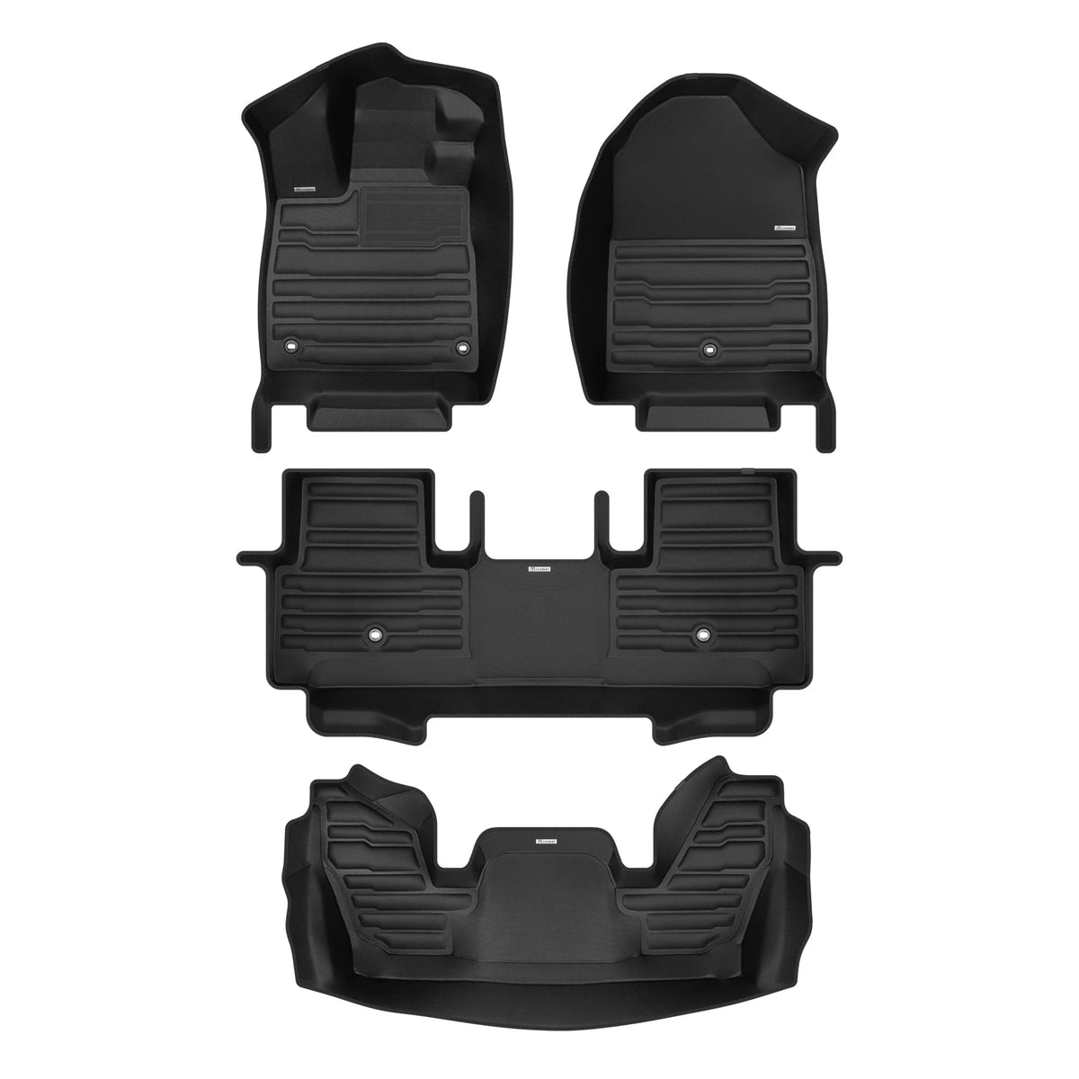 TuxMat Floor Mats (1st, 2nd &amp; 3rd Rows) | Honda Pilot (2023-2026)