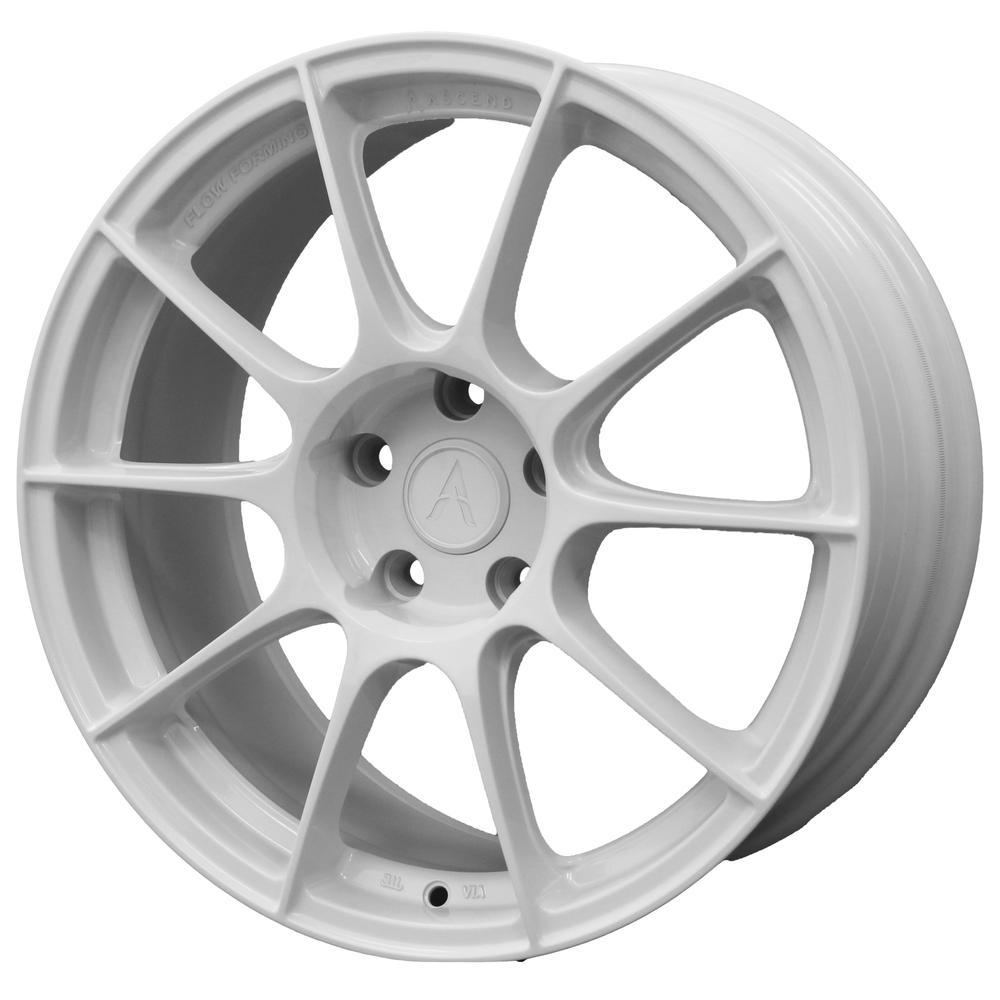 Llanta de aleación ASCEND Wheels FR02 - GINZA (Blanco brillante) — 18" 