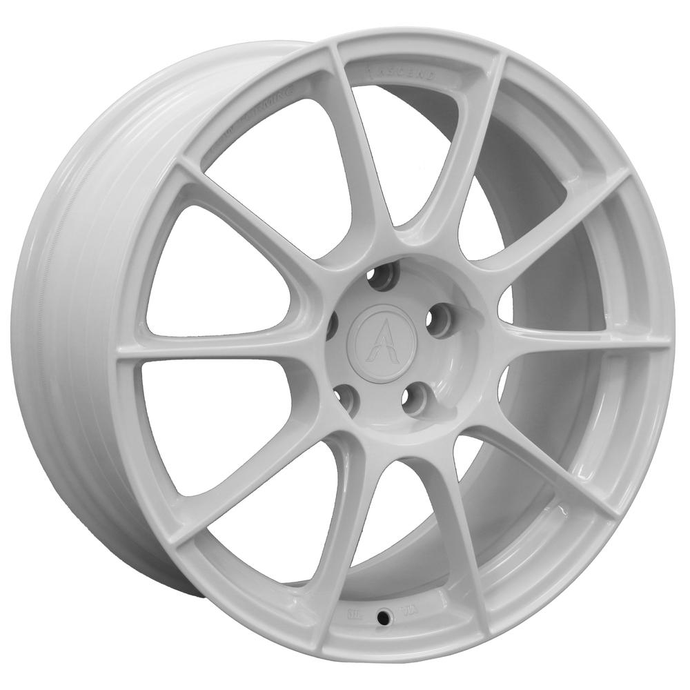 Llanta de aleación ASCEND Wheels FR02 - GINZA (Blanco brillante) — 18" 