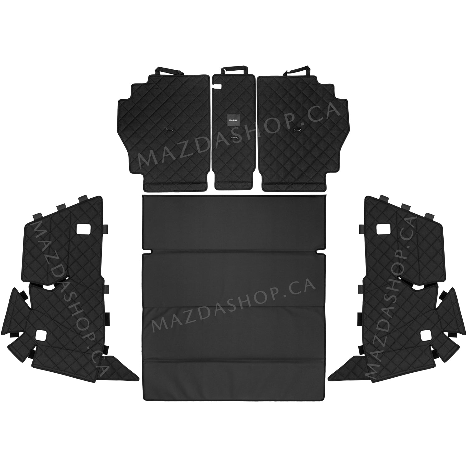 Protector de maletero acolchado con protección para el respaldo de los asientos | Mazda CX-5 (2026)