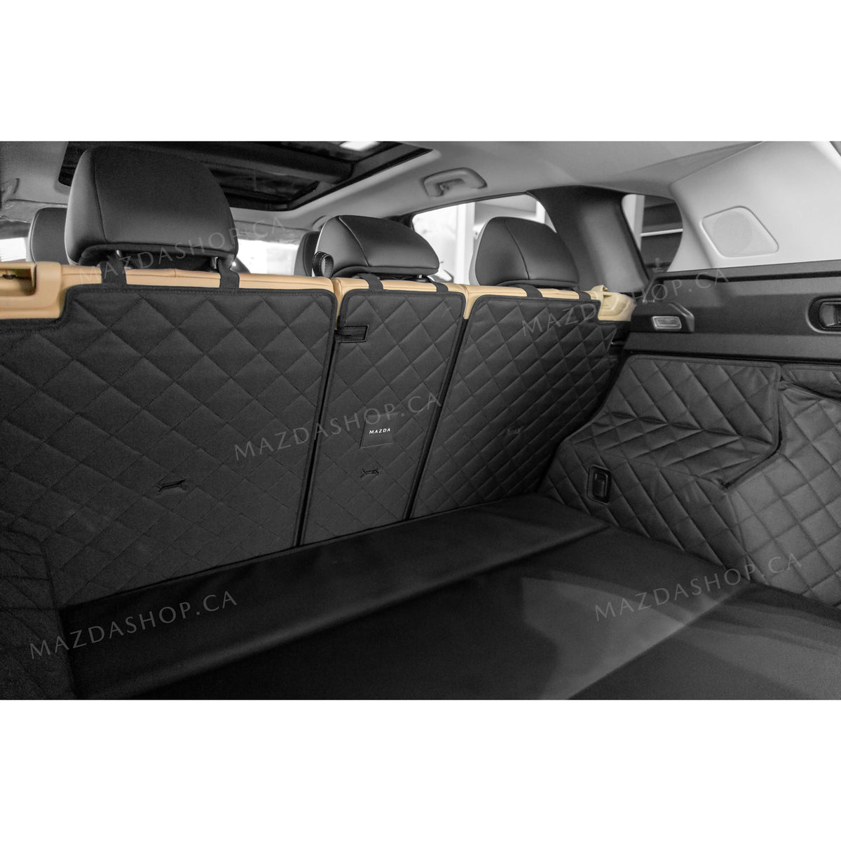 Protector de maletero acolchado con protección para el respaldo de los asientos | Mazda CX-5 (2026)