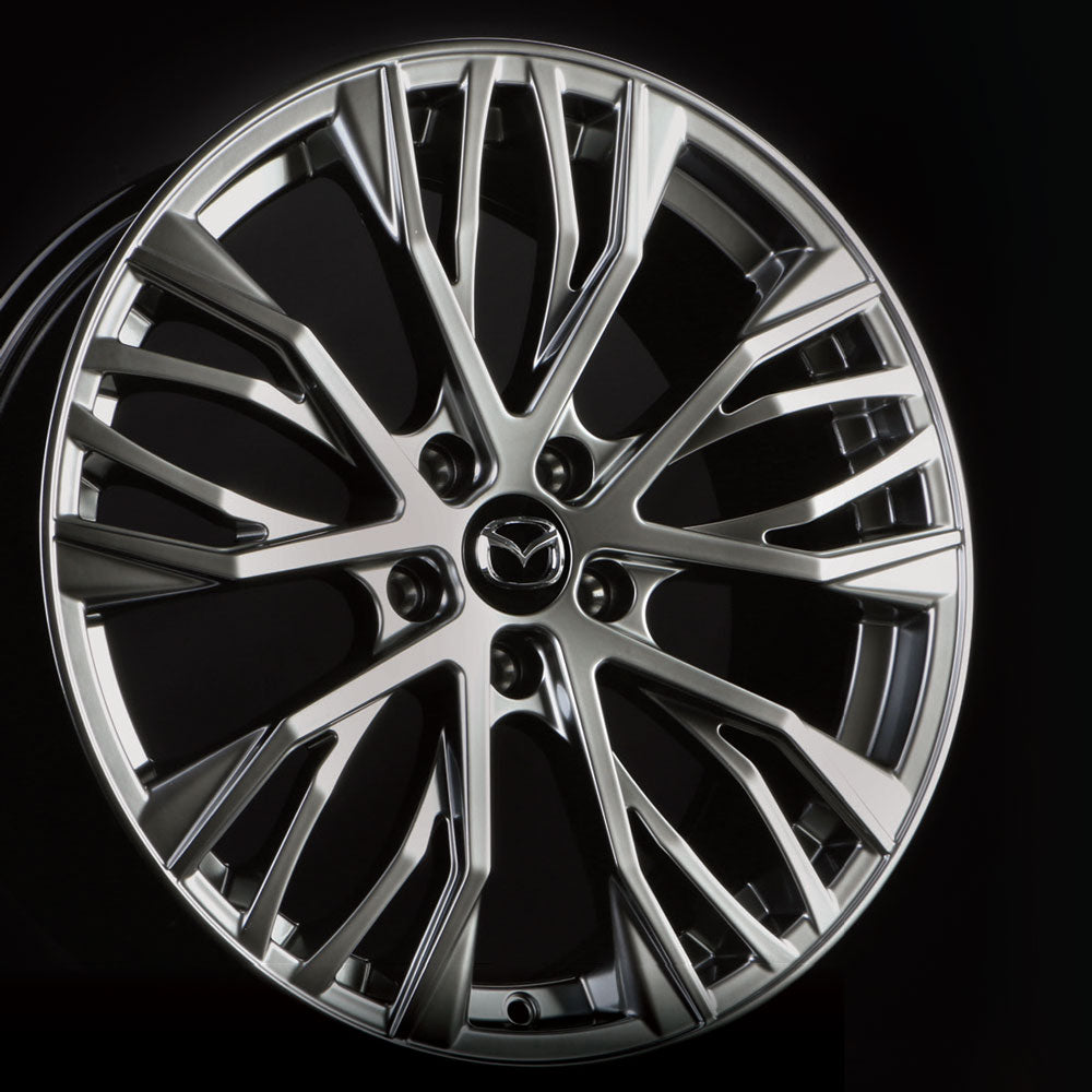 Llanta de aleación Mazda M014 (Dark Hyper Silver) — 18", 19" | Juego completo de cuatro [CON DEFECTOS]
