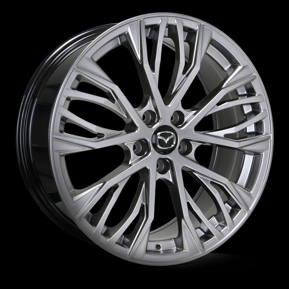 Llanta de aleación Mazda M014 (Dark Hyper Silver) — 18", 19" | Juego completo de cuatro [CON DEFECTOS]