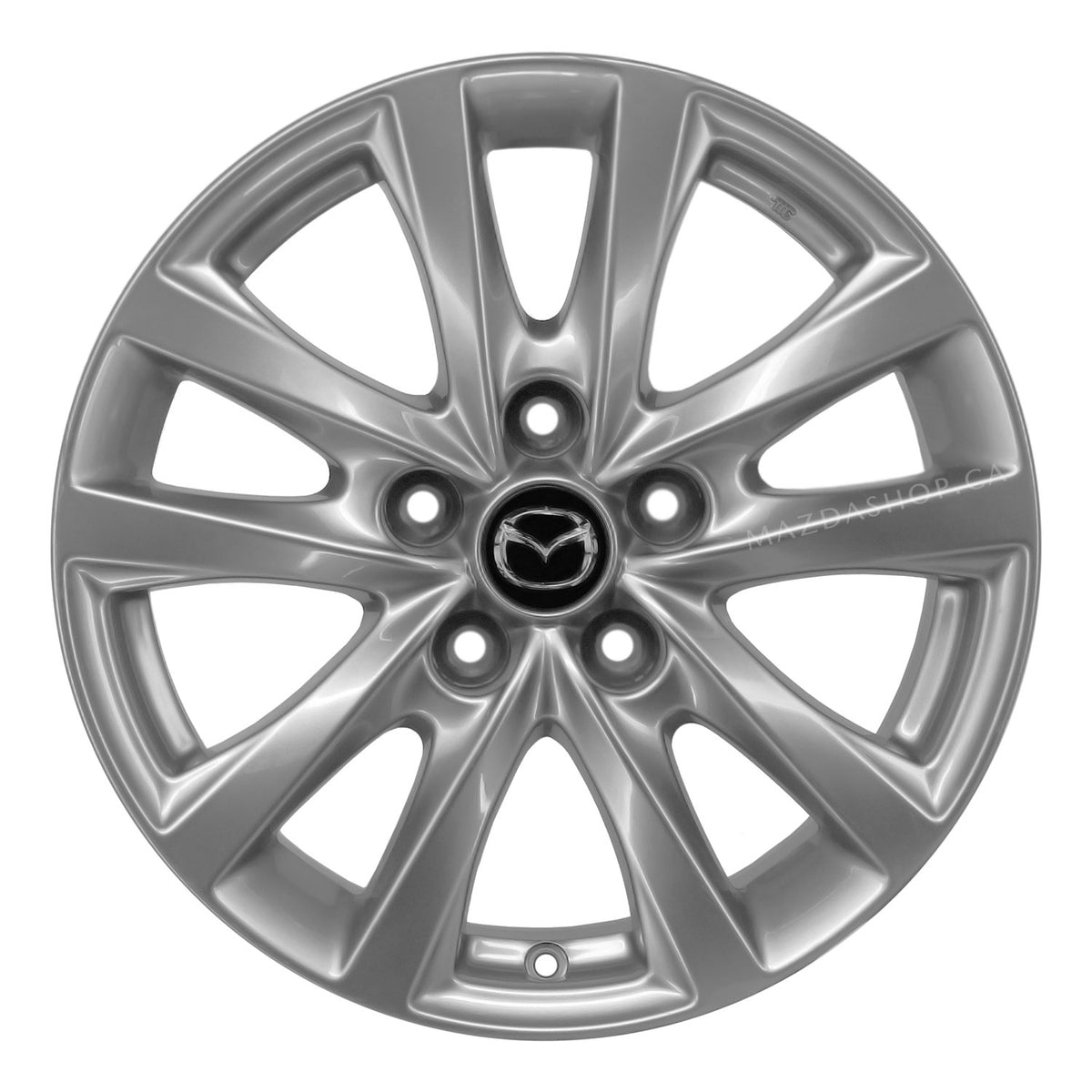 Mazda3 OEM Alloy Wheel, Design 167 (Silver Metallic) — 16" | Mazda3 Sedan &amp; Hatchback (2019-2025)