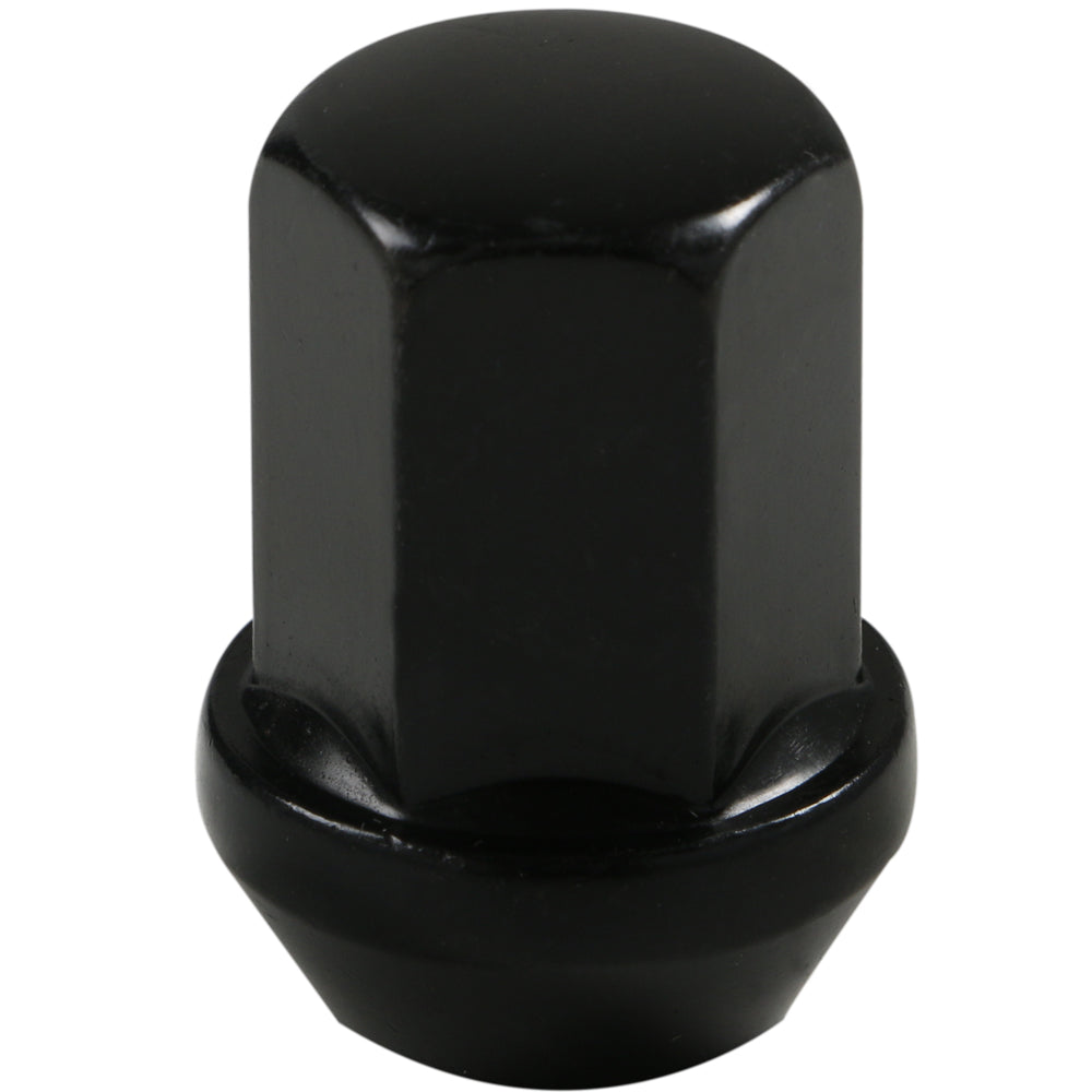 Wheel Nut — Duplex Bulge Acorn in Satin Black (17mm) | Dialyn