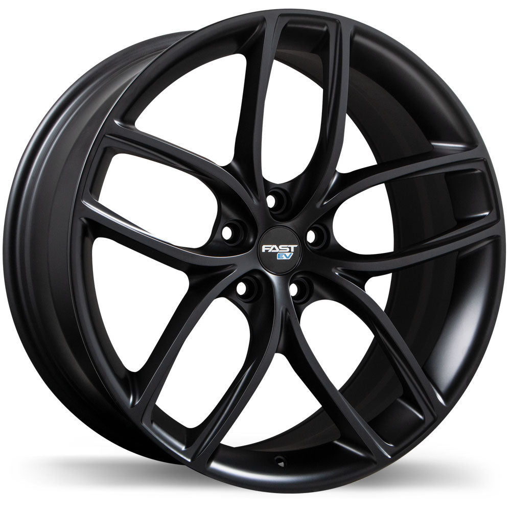 FastEV EV04 Forged Alloy Wheel (Satin Black) — 19", 20"