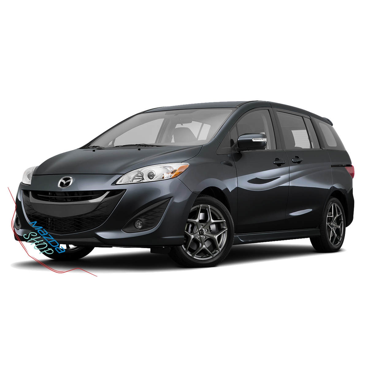 Mazda M012 Alloy Wheel (Matte Gunmetal) - 16"/17"/18"/20"