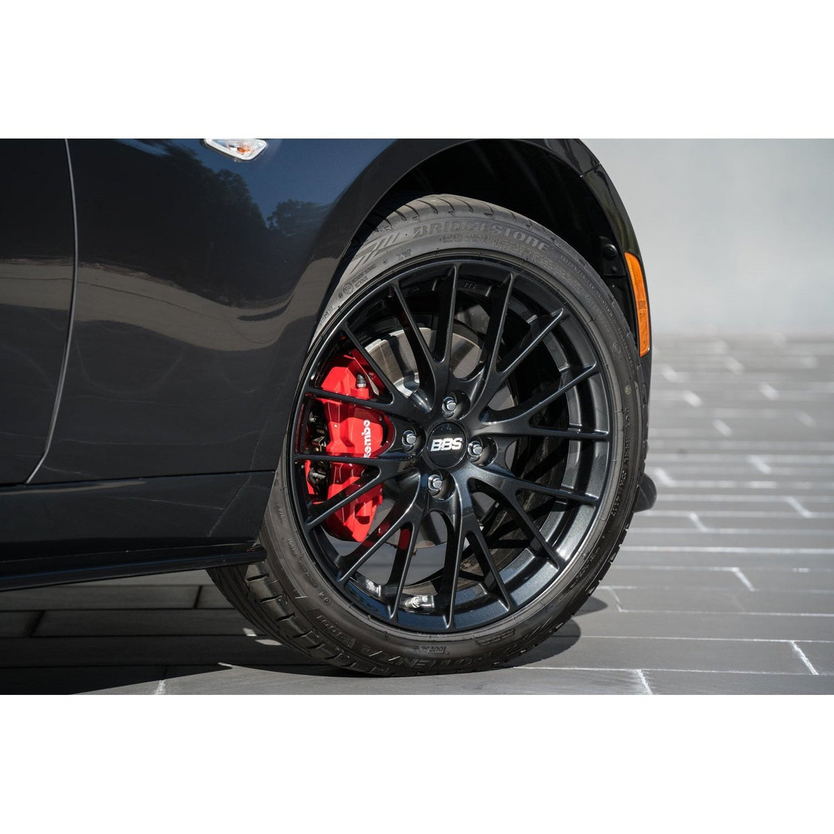Mazda × BBS Forged OEM Alloy Wheel &amp; Centre Cap (Dark Gunmetal) - 17" | Mazda MX-5 (2016-2022)