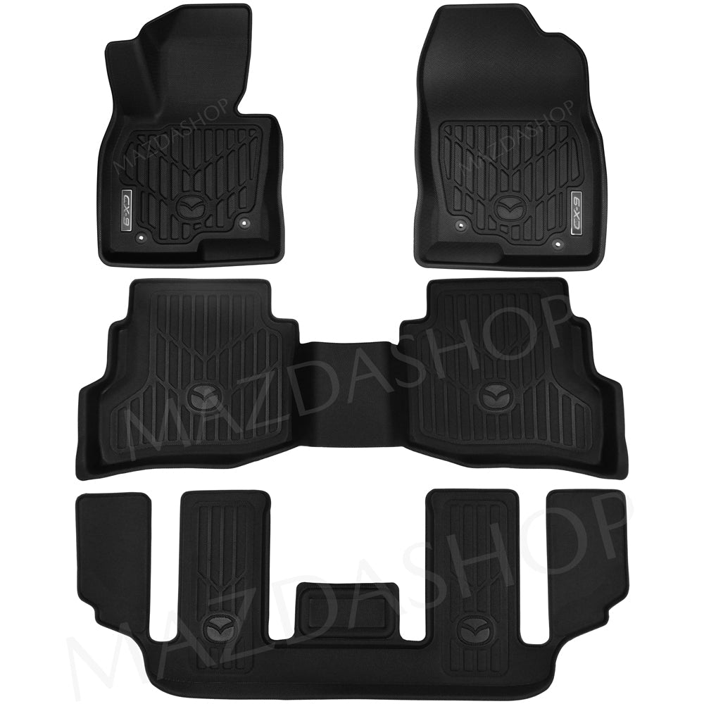 Premium Floor Liners (1st, 2nd & 3rd Rows) | Mazda CX-9 (2016-2022)