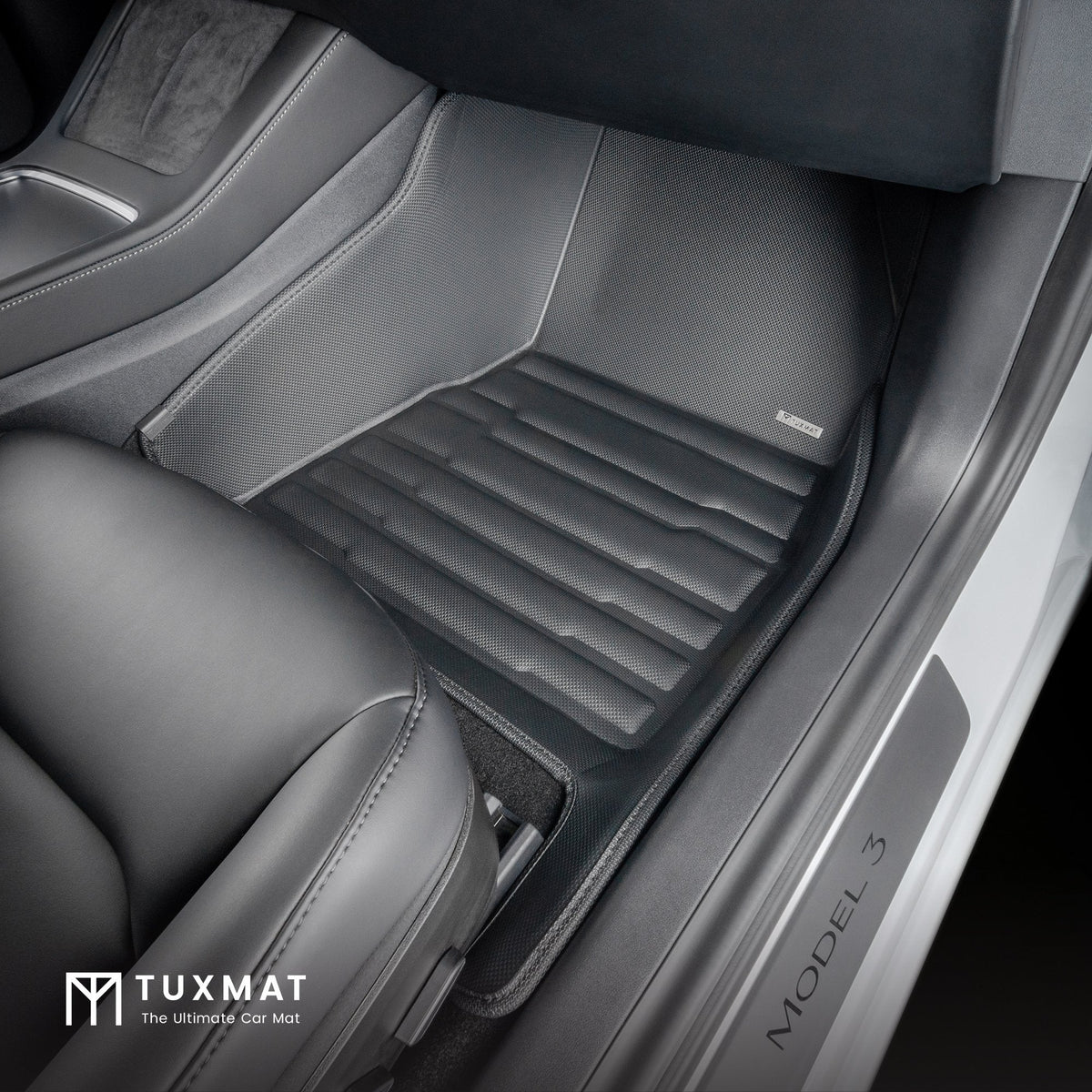 TuxMat Floor Liners (Front & Rear) | Tesla Model Y, 5-Seater (2020-2022)