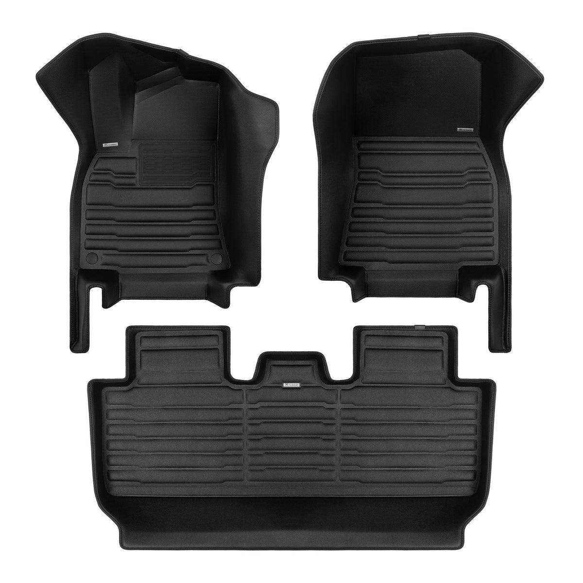 TuxMat Floor Liners (Front &amp; Rear) | Tesla Model Y, 5-Seater (2020-2022)